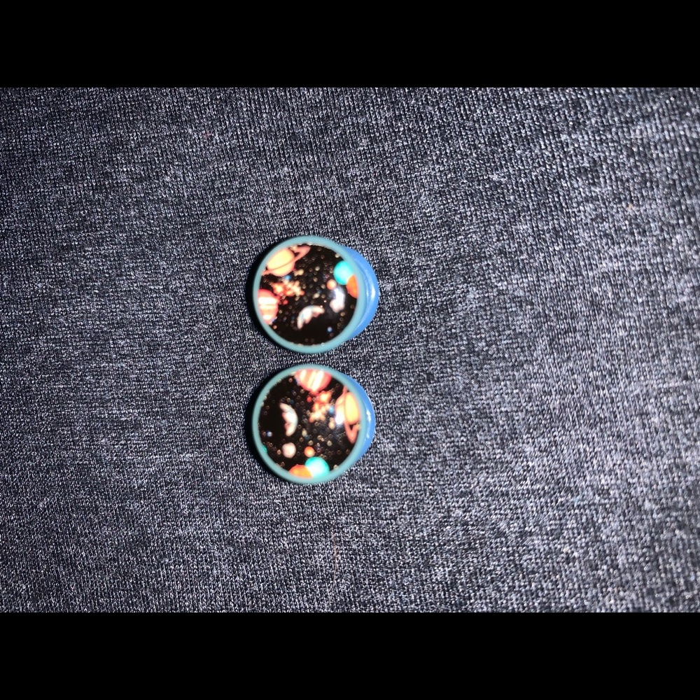 Space Themed size 7/16 Gauges
